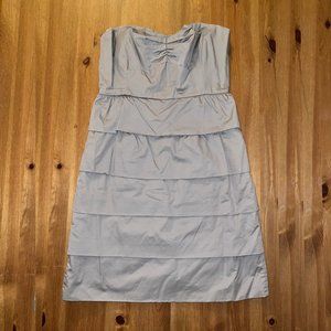 J. Crew Gray Strapless Dress: Size 2